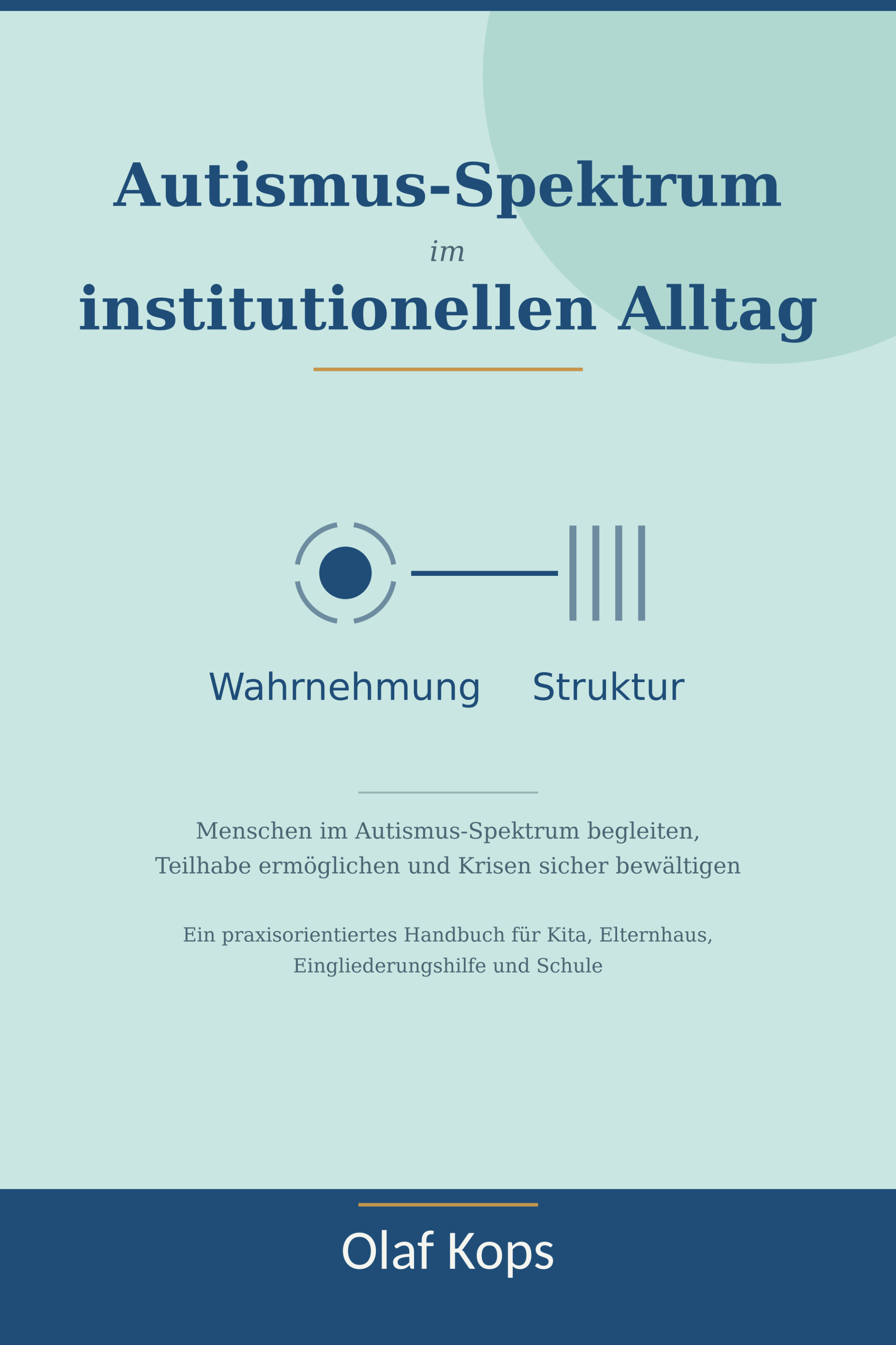 Buchcover: Autismus-Spektrum im institutionellen Alltag