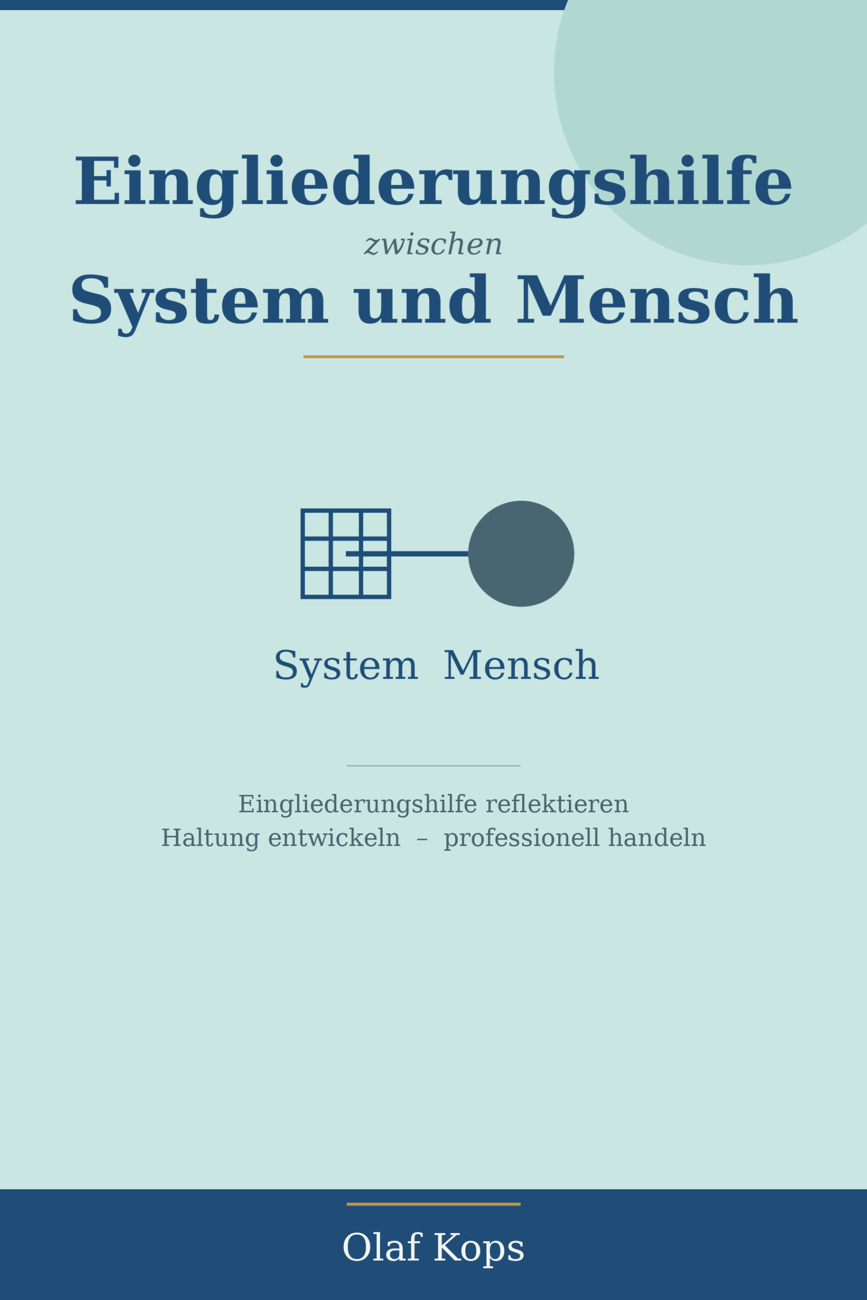 Buchcover: Eingliederungshilfe zwischen System und Mensch